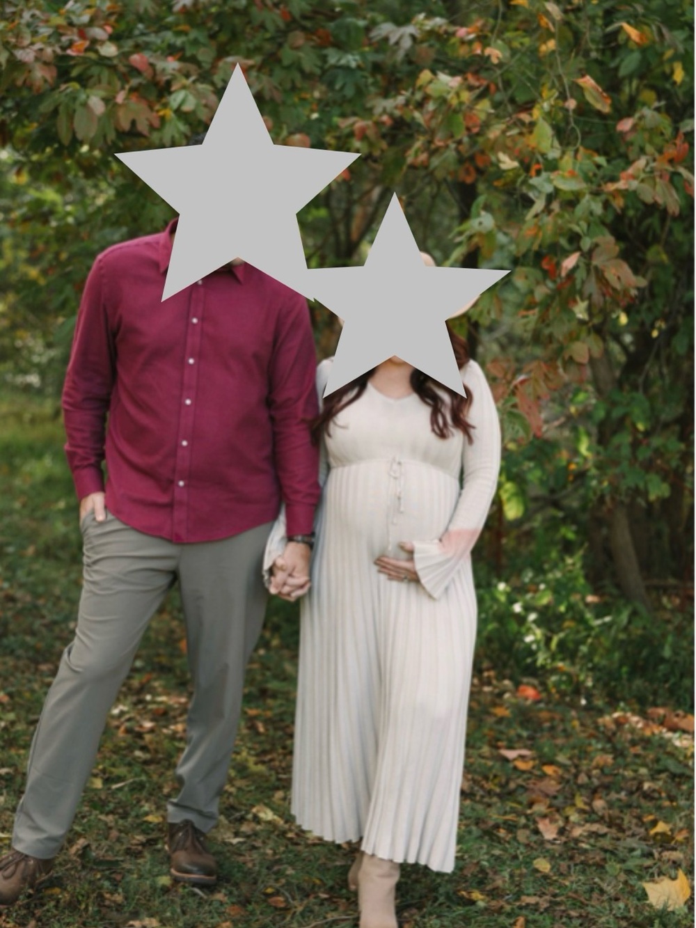 ILLA ILLA Neutral Cream Maternity Dress